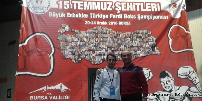 15 TEMMUZ ŞEHİTLERİ BÜYÜKLER FERDİ BOKS ŞAMPİYONASINDAN ÜÇÜNCÜLÜK