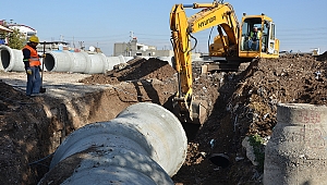 KARAZİYARET’E 16OO’LÜK YAĞMURSUYU HATTI