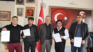 EKİNÖZÜ BELEDİYE PERSONELLERİ, AFRİN'E GİTMEK İÇİN GÖNÜLLÜ OLDULAR