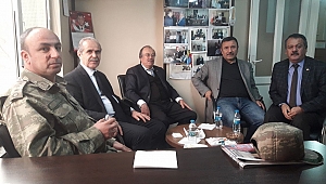 İL JANDARMA KOMUTANI ALBAY CAFER ÖZ’DEN TÜRK HAVA KURUMUNA İADE-İ ZİYARET