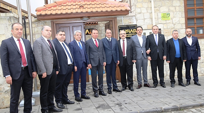 KMTSO BAŞKANI ZABUN, MÜSİAD YÖNETİMİ İLE BİR ARAYA GELDİ