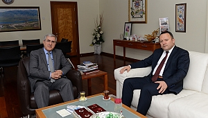 SGK KAHRAMANMARAŞ İL MÜDÜRÜ AKBALABAN, ÜNİVERSİTEMİZ REKTÖRÜ PROF. DR. NİYAZİ CAN’I ZİYARET ETTİ