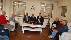 MÜFTÜ SÜRGEÇ’TEN GAZETECİLER CEMİYETİNE HAYIRLI OLSUN ZİYARETİ