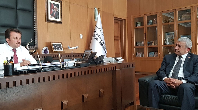 AGF HEYETİ, BAŞKAN ERKOÇ’A KONUK OLDU