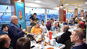 BASIN MENSUPLARI MAHÇİÇEK’LE İFTARDA BULUŞTU