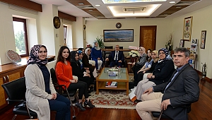 KADEM KAHRAMANMARAŞ TEMSİLCİLİĞİNDEN REKTÖR CAN’A ‘HAYIRLI OLSUN’ ZİYARETİ