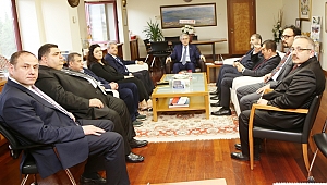 KMTSO YÖNETİMİ REKTÖR CAN'I ZİYARET ETTİ