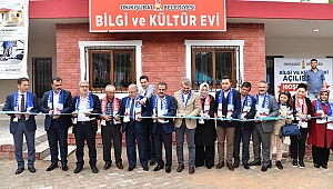 ONİKİŞUBAT BELEDİYESİ KIRSALDA BİLGİ VE KÜLTÜR EVLERİ AÇILIŞINI GERÇEKLEŞTİRDİ