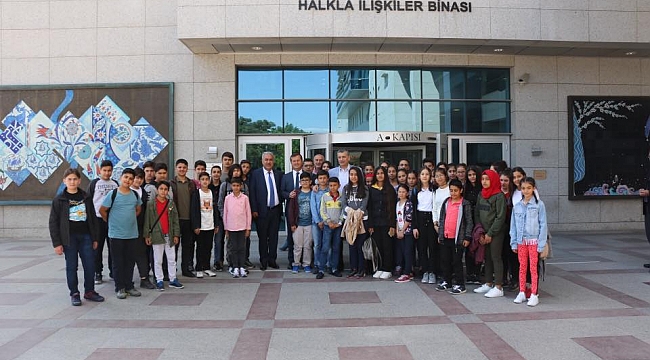 PAZARCIK BELEDİYESİ ÇOCUK MECLİSİ ÜYELERİ ANKARADA