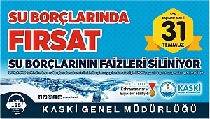 SU BORÇLARINA YAPILANDIRMA FIRSATI