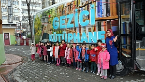 GEZİCİ KÜTÜPHANEDEN 15 BİN ÖĞRENCİYE HİZMET