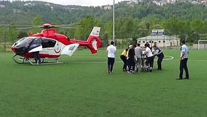 HELİKOPTER AMBULANS İLE ANDIRIN İLÇEMİZDEN MERKEZE HASTA NAKLİ GERÇEKLEŞTİRİLDİ