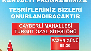 Onikişubat Belediyesi Komşuları Gönül Sofrasında Buluşturuyor