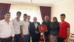 MAHÇİÇEK ŞEHİT AİLELERİ İLE BAYRAMLAŞTI