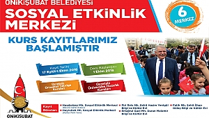 ONİKİŞUBAT BELEDİYESİ EĞİTİMDE DUR DURAK BİLMİYOR