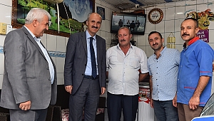 BAŞKAN OKAY, ESNAFLA BİR ARAYA GELDİ