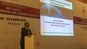 AHMET SANDAL ANKARA VE ANTALYA’DA 3 SEMİNER SUNDU