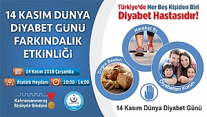 BÜYÜKŞEHİR’DEN DİYABET ETKİNLİĞİ