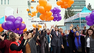 BÜYÜKŞEHİR ‘KADINA ŞİDDET’E HAYIR DEDİ
