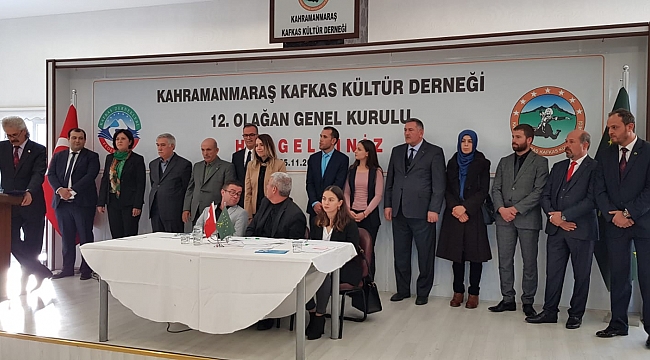 KAHRAMANMARAŞ KAFKAS KÜLTÜR DERNEĞİ YENİ YÖNETİMİNİ SEÇTİ