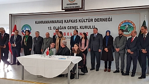 KAHRAMANMARAŞ KAFKAS KÜLTÜR DERNEĞİ YENİ YÖNETİMİNİ SEÇTİ