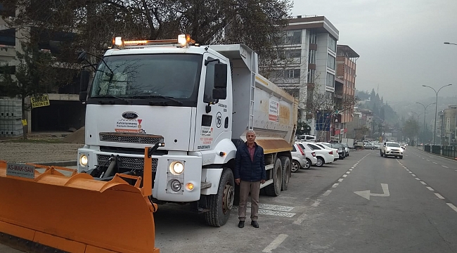 BÜYÜKŞEHİR’İN KAR MESAİSİ DEVAM EDİYOR