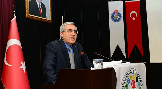 KSÜ’DE “BİLİM, DİN VE TÜRKÇÜLÜK” KONULU KONFERANS DÜZENLENDİ