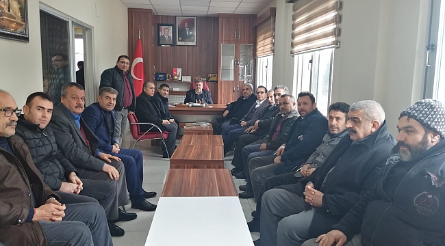 BAŞKAN KUYBU TEKNİK MAKİNA SANATKARLARI ESNAF ODASINI ZİYARET ETTİ