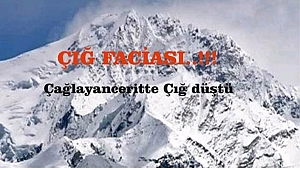 Çağlayancerit kekilicek mevkiinde çığ felaketi