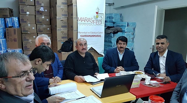 MARAŞFED DELEGELERİ İLE BULUŞTU