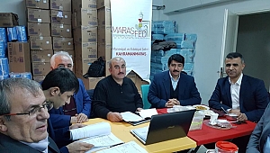 MARAŞFED DELEGELERİ İLE BULUŞTU