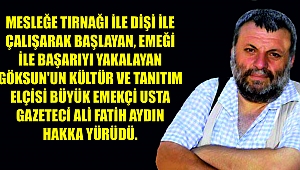USTA GAZETECİ HAKKA YÜRÜDÜ