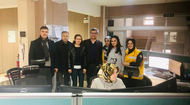 PROF.DR. SEFER AYCAN’DAN 112 AÇM’Yİ ZİYARET