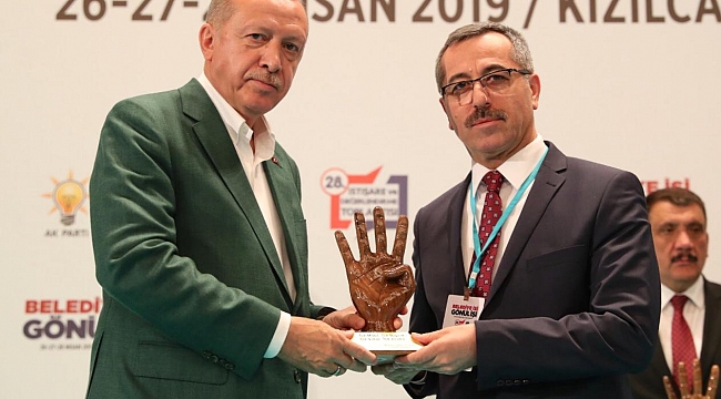 CUMHURBAŞKANI ERDOĞAN’DAN BAŞKAN GÜNGÖR’E ÖDÜL