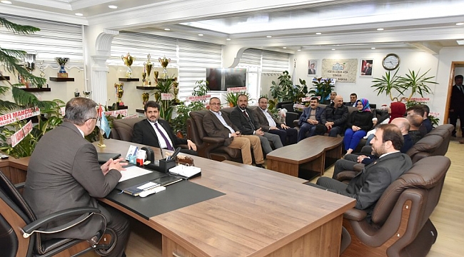 DEBGİCİ'DEN BAŞKAN COŞKUN AYDIN'A ZİYARETİ