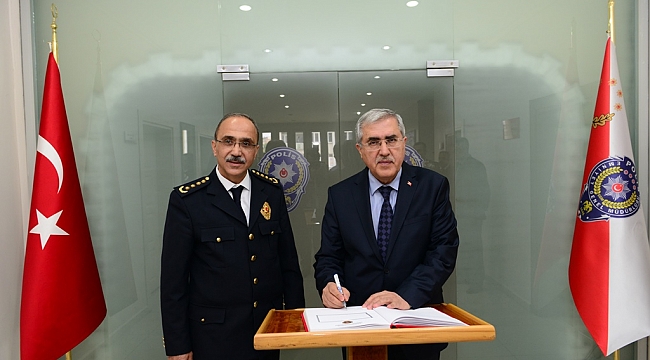 REKTÖR CAN “POLİS HAFTASI” KAPSAMINDA KAHRAMANMARAŞ EMNİYET MÜDÜRLÜĞÜNÜ ZİYARET ETTİ