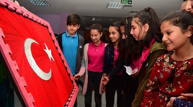 MİNİK ÖĞRENCİLERDEN ANLAMLI SERGİ