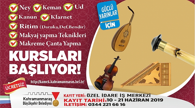 BÜYÜKŞEHİR’İN YAZ KURSLARINA KAYITLAR BAŞLADI
