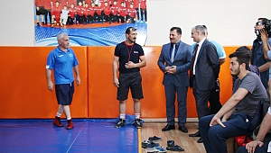 VAHDETTİN ÖZKAN BATIPARK SPOR KOMPLEKSİNDE İNCELEMELERDE BULUNDU