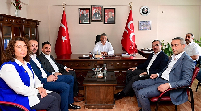 BAŞKAN GÜNGÖR’DEN MHP ELBİSTAN TEŞKİLATINA ZİYARET