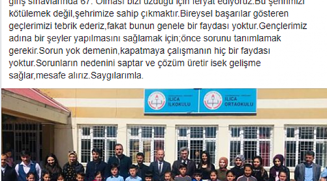 BU BİR ELEŞTİRİ DEĞİL, TESPİTTİR