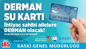 KASKİ’DE SU TÜKETİM DESTEĞİ DÖNEMİ BAŞLADI
