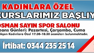 BÜYÜKŞEHİRDEN KADINLAR İÇİN SPOR KURSU