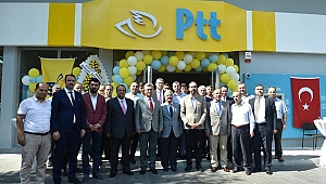 PTT BAŞARIDAN BAŞARIYA KOŞUYOR. BAHÇELİEVLER ŞUBESİ GÖRKEMLİ BİR ŞEKİLDE HİZMETE AÇILDI