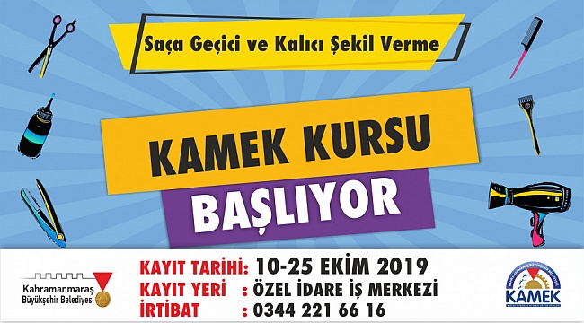 KAMEK’TEN İKİ KURS DAHA