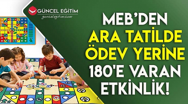 18-22 KASIM ARA TATİL ETKİNLİKLERİ