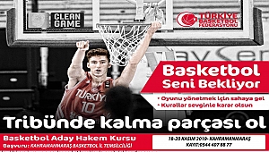 BASKETBOL ADAY HAKEM KURSU AÇILIYOR.