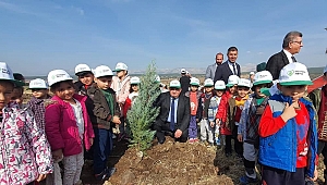 İL MÜDÜRÜ CEMAL YILMAZ İLE MARAŞ MİLLİ EĞİTİM CAMİASI BİNLERCE FİDANI GELECEĞE NEFES PROJESİ KAPSAMINDA TOPRAKLA BULUŞTURDU