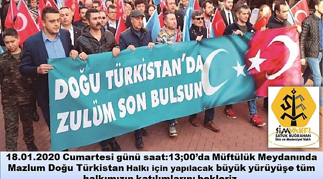 100'DEN FAZLA STK'NIN KARARIYLA DOĞU TÜRKİSTAN ZULMÜNE DUR DENİLECEK