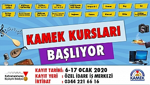KAMEK YENİ DÖNEM KAYITLARI BAŞLADI